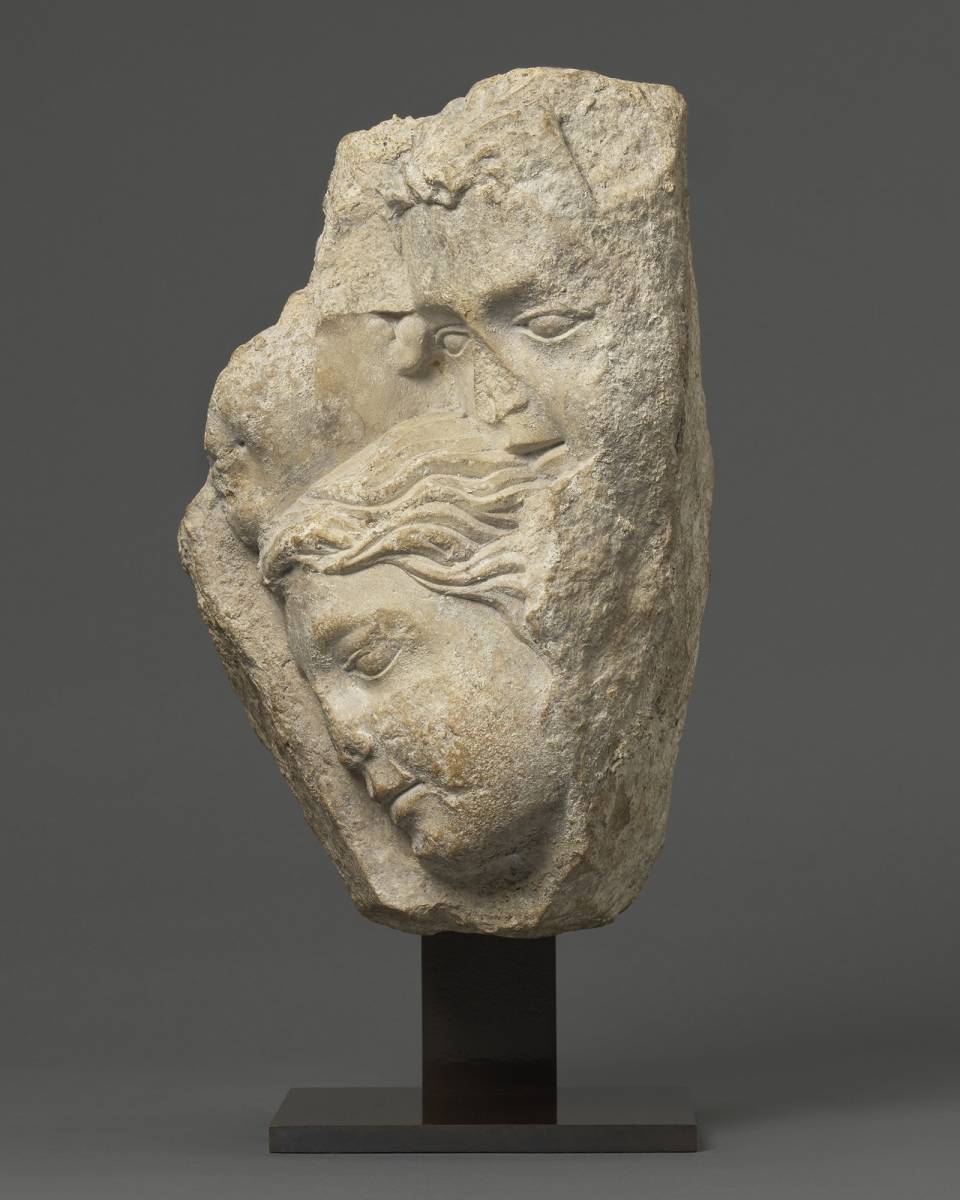 Relief with Group of Faces, France, c. 1200 – 1220